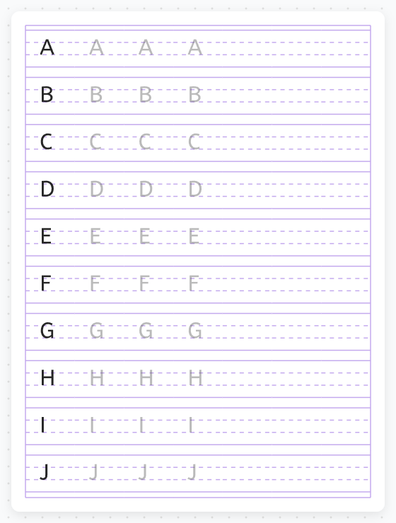 大写字母 缩略图